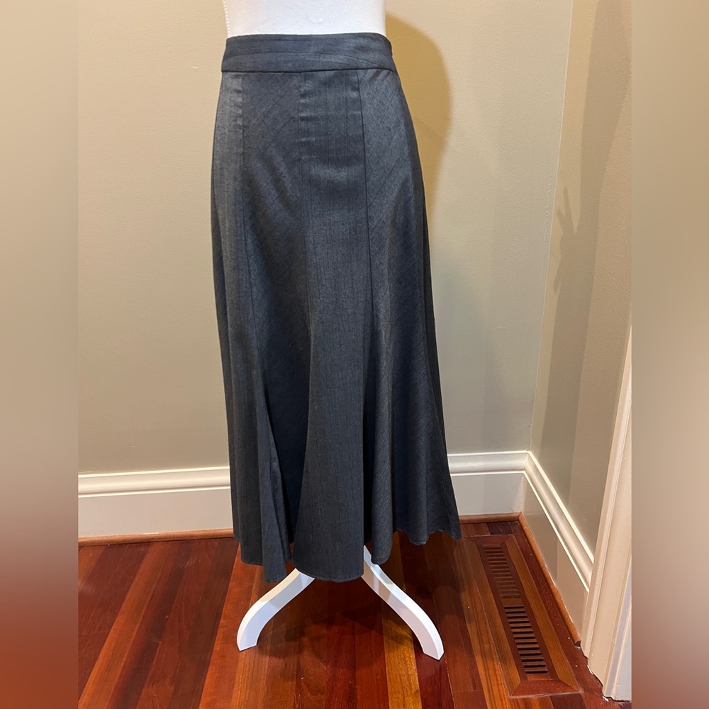 Chico's Elegant Gray Maxi Skirt